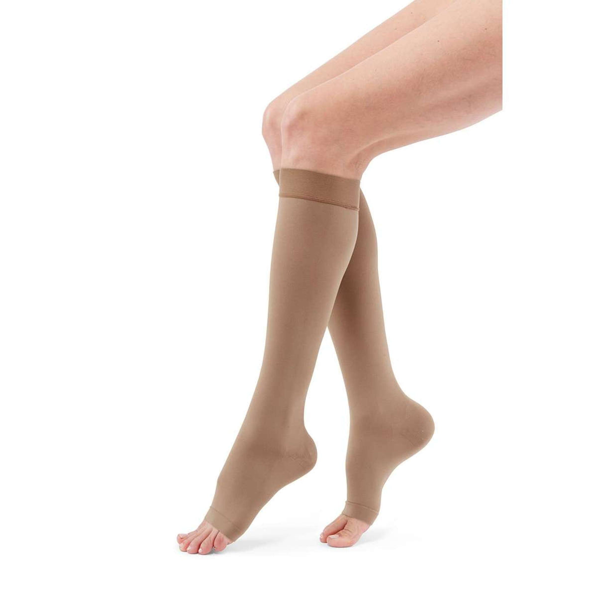 mediven comfort, 20-30 mmHg, Calf High Compression Stockings, Open Toe :  : Health & Personal Care