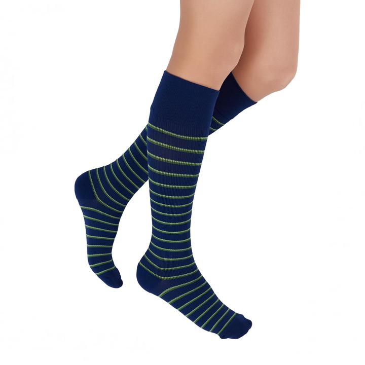Rejuva Stripe 15-20 mmHg Knee High Compression Socks – CVR Compression Care