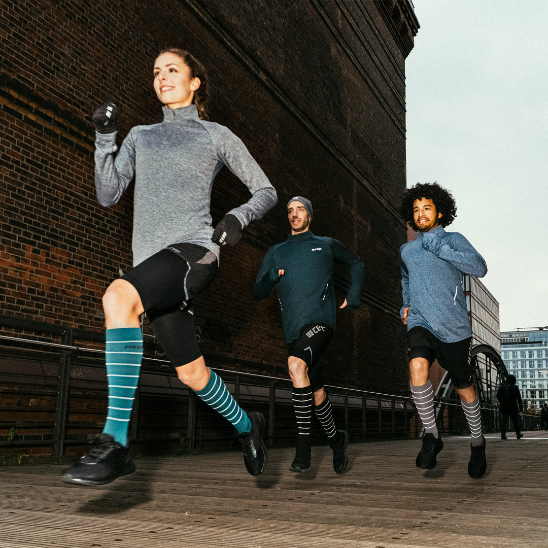 CEP I Be active, be reflective - Reflective Compression Socks