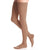 Duomed Advantage 30-40 mmHg Thigh High w/Beaded Top Band, Almond