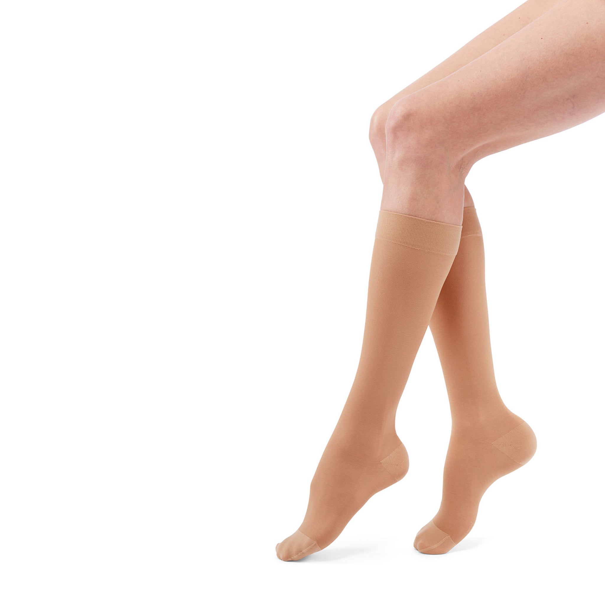 Buy Waist High Compression Stockings  Open Toe Stockings — Compression  Care Center