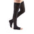 Mediven Comfort 15-20 mmHg Thigh High w/Beaded Silicone Top Band, Open Toe, Ebony