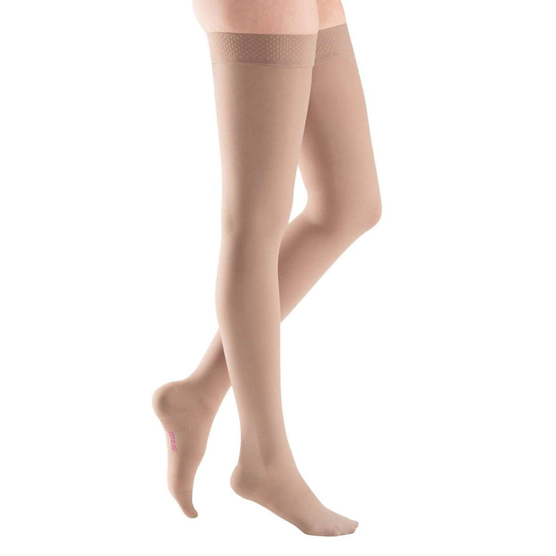 mediven plus 30-40 mmHg Thigh High w/Beaded Silicone Topband