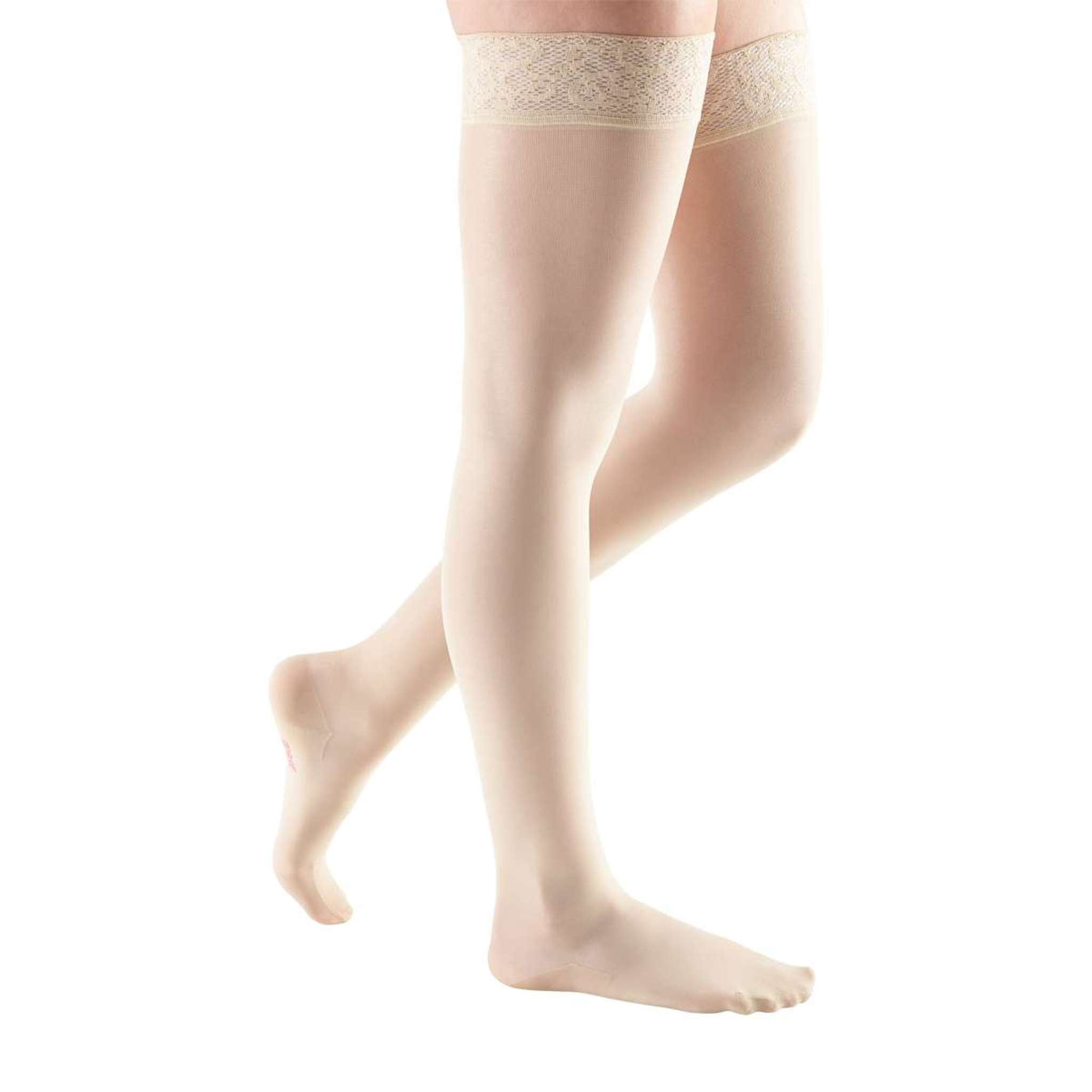 Mediven Sheer Soft 15-20 MmHg Thigh High W/Lace Silicone, 60% OFF