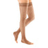 Mediven Sheer & Soft 15-20 mmHg Thigh High w/Lace Silicone Top Band, Open Toe