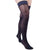 Mediven Sheer & Soft 20-30 mmHg Thigh High w/Lace Silicone Top Band, Navy