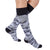 Rejuva Camo Knee High Compression Socks, Gray
